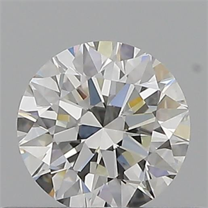 Picture of Natural Diamond 0.43 Carats, Round with Excellent Cut, G Color, IF Clarity and Certified by GIA