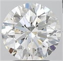 Natural Diamond 2.50 Carats, Round with Excellent Cut, G Color, VS2 Clarity and Certified by GIA
