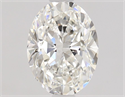 Natural Diamond 1.01 Carats, Oval with  Cut, G Color, VVS2 Clarity and Certified by GIA