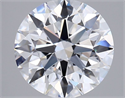 Del inventario de diamantes de laboratorio, 2.03 quilates, Redondo , Color D, claridad VVS2 y certificado IGI