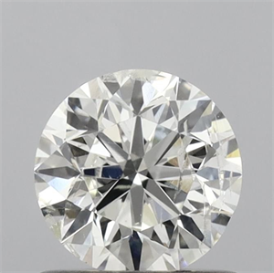 Picture of Natural Diamond 0.70 Carats, Round with Very Good Cut, H Color, SI2 Clarity and Certified by IGI