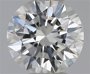 Picture of Natural Diamond 0.55 Carats, Round with Excellent Cut, H Color, VVS1 Clarity and Certified by GIA