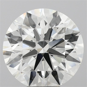 Picture of Lab Grown Diamond 7.02 Carats, Round with Ideal Cut, G Color, VVS2 Clarity and Certified by IGI