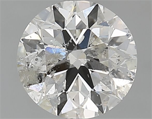 Picture of Natural Diamond 1.01 Carats, Round with Excellent Cut, J Color, I1 Clarity and Certified by GIA