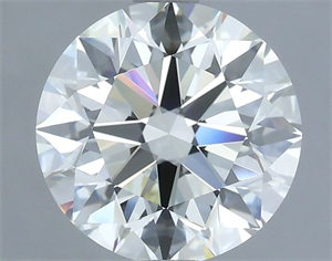 Foto Diamante Natural 2.50 quilates, Redondo , Color J, claridad VVS1 y certificado IGI de