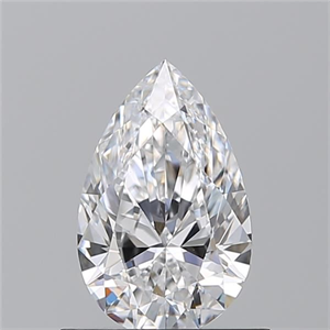 Picture of Natural Diamond 0.70 Carats, Pear with  Cut, D Color, VS1 Clarity and Certified by GIA