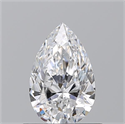 Natural Diamond 0.70 Carats, Pear with  Cut, D Color, VS1 Clarity and Certified by GIA