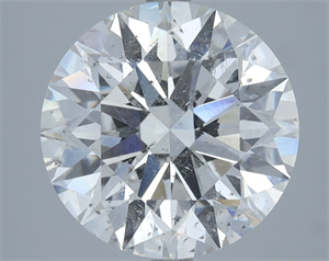 Picture of Natural Diamond 5.10 Carats, Round with Excellent Cut, E Color, SI2 Clarity and Certified by HRD