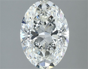 Picture of Natural Diamond 1.80 Carats, Oval with  Cut, I Color, SI2 Clarity and Certified by GIA
