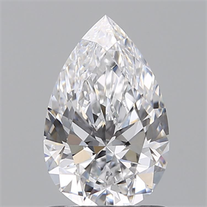 Picture of Natural Diamond 0.90 Carats, Pear with  Cut, D Color, VVS2 Clarity and Certified by GIA
