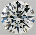 Natural Diamond 0.40 Carats, Round with Excellent Cut, I Color, SI2 Clarity and Certified by GIA