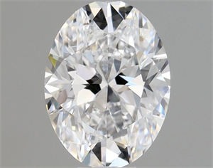 Picture of Natural Diamond 0.50 Carats, Oval with  Cut, D Color, VS2 Clarity and Certified by GIA