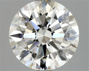 Foto Diamante Natural 2.12 quilates, Redondo , Color H, claridad IF y certificado GIA de