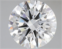 Lab Grown Diamond 3.07 Carats, Round with Ideal Cut, F Color, VVS2 Clarity and Certified by IGI