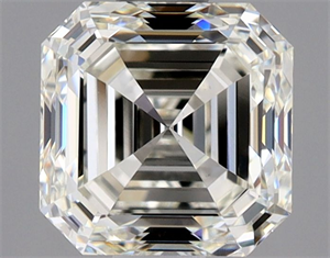 Picture of Natural Diamond 1.01 Carats, Asscher with  Cut, K Color, VVS2 Clarity and Certified by GIA