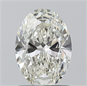 Natural Diamond 1.01 Carats, Oval with  Cut, I Color, VS2 Clarity and Certified by GIA