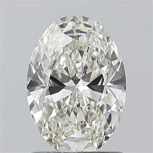 Picture of Natural Diamond 1.01 Carats, Oval with  Cut, I Color, VS2 Clarity and Certified by GIA