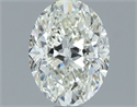 Natural Diamond 1.51 Carats, Oval with  Cut, I Color, VS1 Clarity and Certified by IGI
