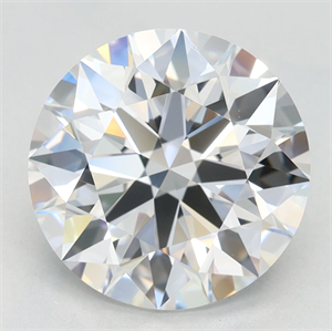 Picture of Lab Grown Diamond 3.07 Carats, Round with Excellent Cut, D Color, VVS1 Clarity and Certified by GIA