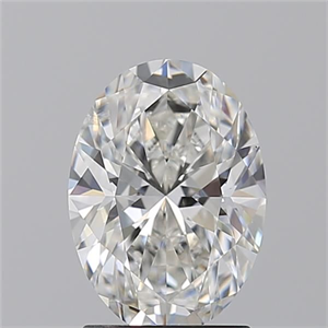 Picture of Natural Diamond 1.50 Carats, Oval with  Cut, G Color, SI2 Clarity and Certified by GIA