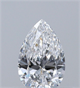 Diamante Natural 0.30 quilates, De pera , Color D, claridad VVS1 y certificado GIA