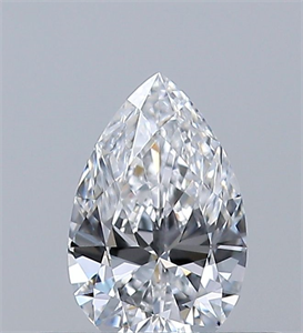 Foto Diamante Natural 0.30 quilates, De pera , Color D, claridad VVS1 y certificado GIA de