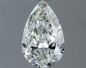 Picture of Natural Diamond 1.00 Carats, Pear with  Cut, G Color, SI1 Clarity and Certified by IGI