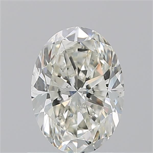 Foto Diamante Natural 1.01 quilates, Ovalado , Color J, claridad SI2 y certificado GIA de