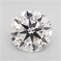 Lab Grown Diamond 1.04 Carats, Round with Ideal Cut, D Color, VVS2 Clarity and Certified by IGI