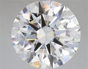 Picture of Lab Grown Diamond 6.07 Carats, Round with Ideal Cut, F Color, VVS2 Clarity and Certified by IGI