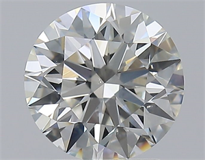 Picture of Natural Diamond 2.01 Carats, Round with Excellent Cut, G Color, VS2 Clarity and Certified by GIA