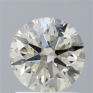 Picture of Natural Diamond 1.05 Carats, Round with Excellent Cut, L Color, SI2 Clarity and Certified by GIA