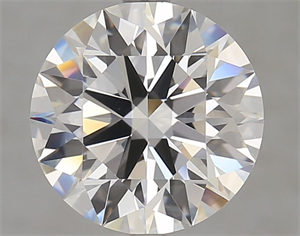 Picture of Lab Grown Diamond 3.60 Carats, Round with Excellent Cut, D Color, VVS1 Clarity and Certified by GIA