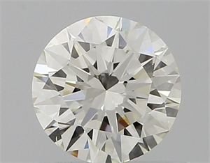 Picture of Natural Diamond 0.53 Carats, Round with Excellent Cut, G Color, VS1 Clarity and Certified by IGI
