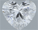 Natural Diamond 0.31 Carats, Heart with  Cut, D Color, VS1 Clarity and Certified by GIA