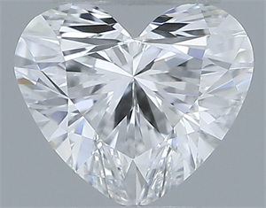 Picture of Natural Diamond 0.31 Carats, Heart with  Cut, D Color, VS1 Clarity and Certified by GIA
