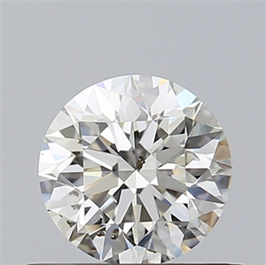 Foto Diamante Natural 0.55 quilates, Redondo , Color J, claridad SI2 y certificado GIA de