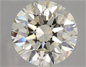 Diamante Natural 2.70 quilates, Redondo , Color J, claridad VVS2 y certificado IGI