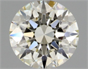 Diamante Natural 0.50 quilates, Redondo , Color K, claridad VVS1 y certificado GIA