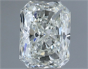 Natural Diamond 0.50 Carats, Radiant with  Cut, I Color, SI1 Clarity and Certified by IGI