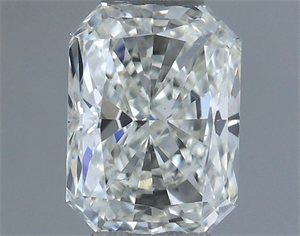 Picture of Natural Diamond 0.50 Carats, Radiant with  Cut, I Color, SI1 Clarity and Certified by IGI