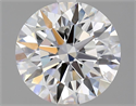 Natural Diamond 2.11 Carats, Round with Excellent Cut, F Color, IF Clarity and Certified by GIA