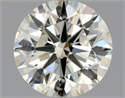 Natural Diamond 0.85 Carats, Round with Excellent Cut, L Color, VS2 Clarity and Certified by GIA