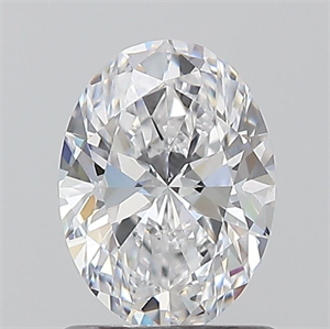 Picture of Natural Diamond 1.00 Carats, Oval with  Cut, D Color, VS2 Clarity and Certified by GIA