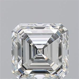 Picture of Natural Diamond 0.90 Carats, Asscher with  Cut, I Color, VVS1 Clarity and Certified by GIA