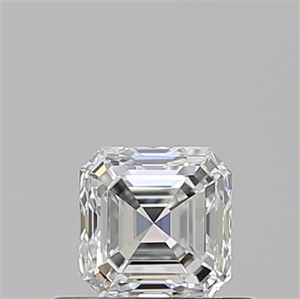 Foto Diamante Natural 0.52 quilates, Asscher , Color F, claridad VVS2 y certificado GIA de