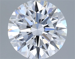 Picture of Lab Grown Diamond 1.10 Carats, Round with Ideal Cut, D Color, VS1 Clarity and Certified by IGI