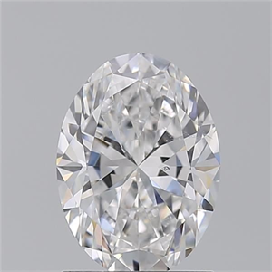 Picture of Natural Diamond 1.50 Carats, Oval with  Cut, D Color, SI1 Clarity and Certified by GIA