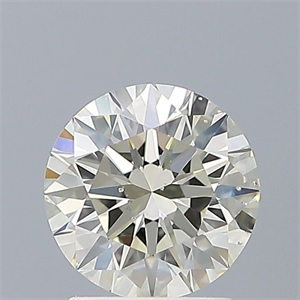 Picture of Natural Diamond 1.50 Carats, Round with Excellent Cut, J Color, SI1 Clarity and Certified by IGI