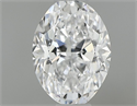 Natural Diamond 0.41 Carats, Oval with  Cut, D Color, VS1 Clarity and Certified by GIA